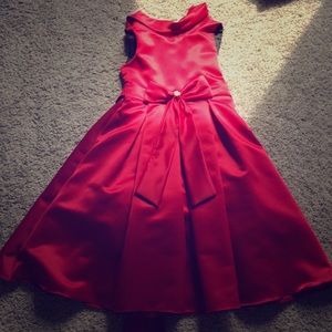 A Cinderella Couture red dress